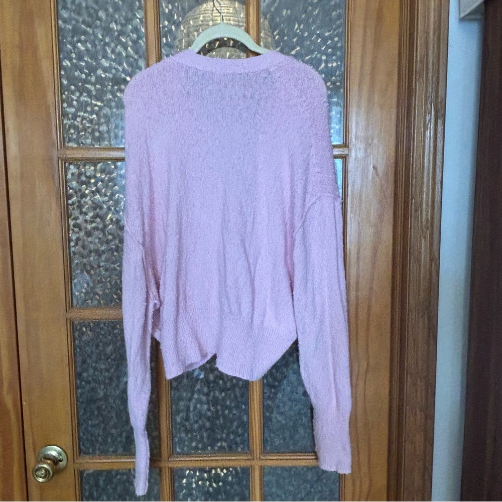 Free People Found My Friend Cardi Pink - Picture 5 of 7